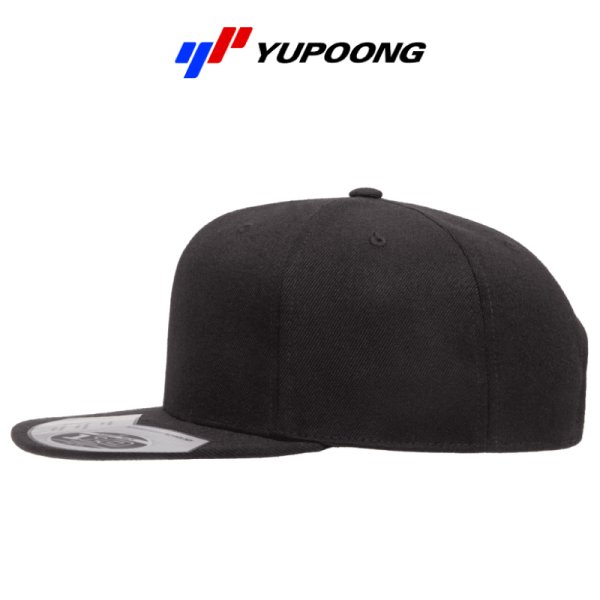 画像3: 【YUPOONG】ユーポン|6パネル ワンテン スナップバックキャップ(ソリッド) (3)