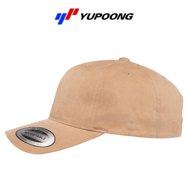 画像3: 【YUPOONG】ユーポン|6パネル コットンツイルカーブバイザーキャップ (3)