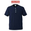 画像1: 【United Athle】ユナイテッドアスレ｜5.6オンス ヘンリーネック Ｔシャツ (1)