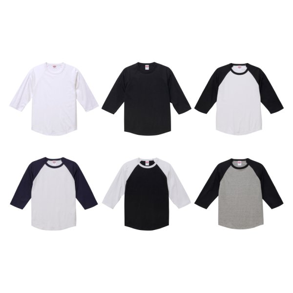 画像5: 【United Athle】ユナイテッドアスレ|5.6オンス ラグラン 3/4スリーブ Tシャツ (5)