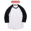 画像1: 【United Athle】ユナイテッドアスレ｜5.6オンス ラグラン 3/4スリーブ Tシャツ (1)