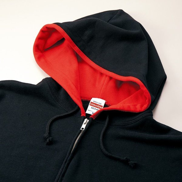 画像7: 【United Athle】ユナイテッドアスレ|10.0オンス スウェット フルジップ パーカ (裏パイル) (キッズサイズ) (7)