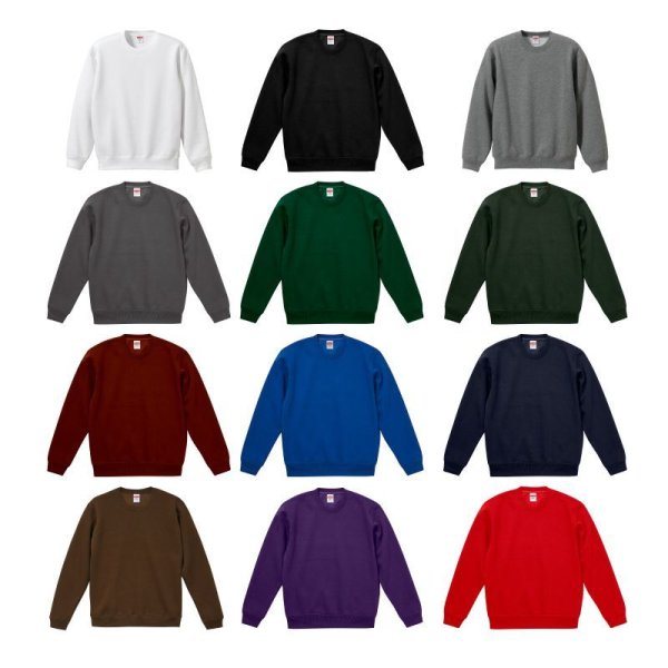 画像5: 【United Athle】ユナイテッドアスレ|10.0オンス T/C クルーネック スウェット (裏起毛) (5)