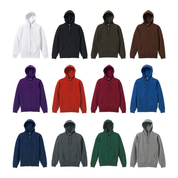 画像6: 【United Athle】ユナイテッドアスレ|10.0オンス T/C スウェット フルジップ パーカ (裏起毛) (6)