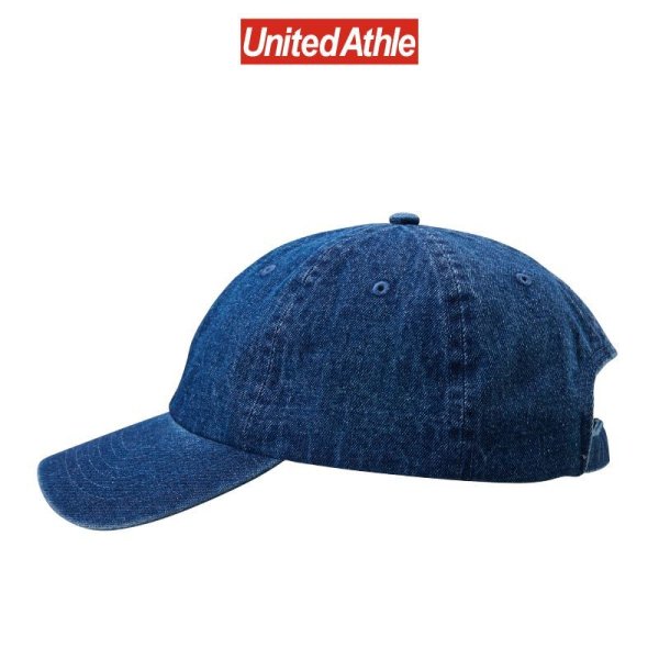 画像4: 【United Athle】ユナイテッドアスレ|デニム ウォッシュ ロー キャップ (4)
