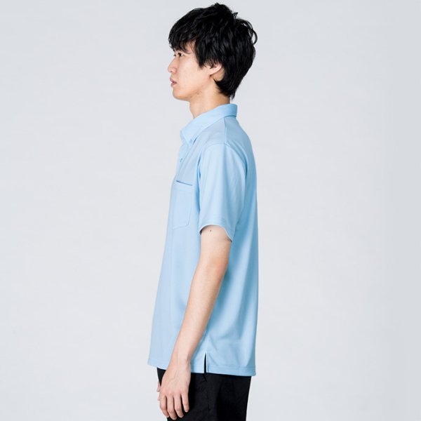 画像5: 【glimmer】グリマー｜4.4オンス ドライボタンダウンポロシャツ（ポケット付） (5)