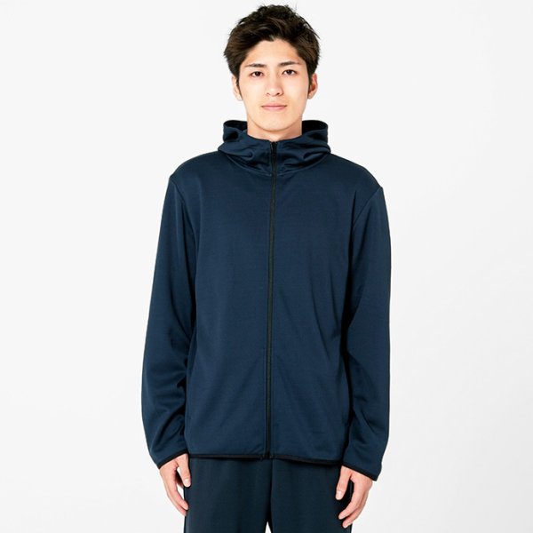 画像2: 【glimmer】グリマー|7.7オンス ドライスウェットジップパーカー (裏ダブルニット) (2)