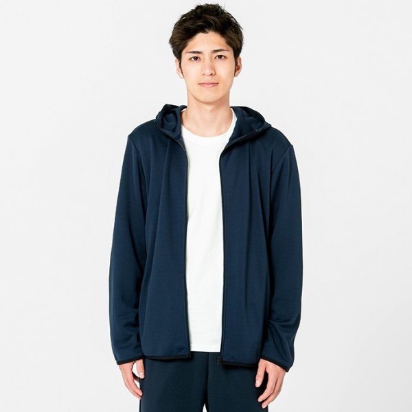 画像3: 【glimmer】グリマー|7.7オンス ドライスウェットジップパーカー (裏ダブルニット) (3)