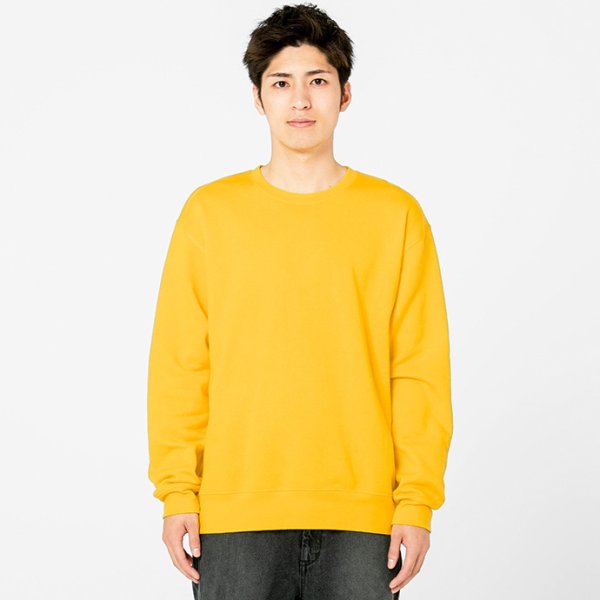 画像2: 【glimmer】グリマー|10.0オンス ドライ裏フリーストレーナー (裏起毛) (2)