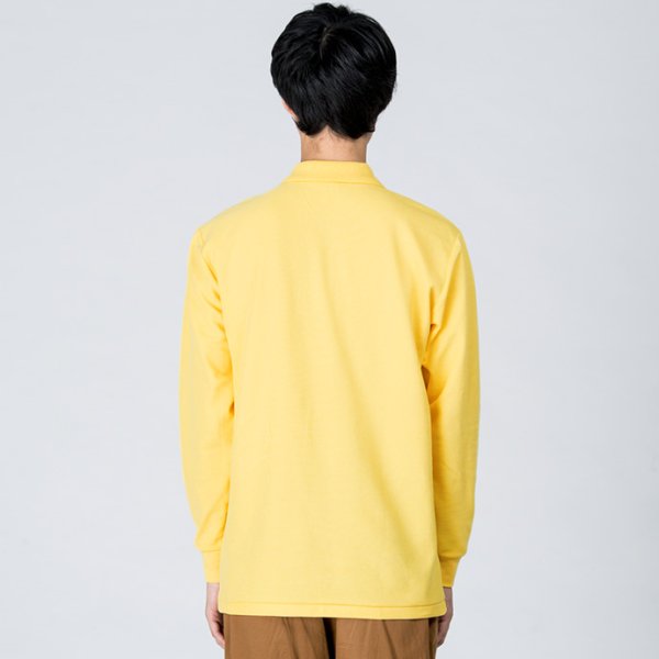 画像4: 【Printstar】プリントスター 5.8オンス T/C長袖ポロシャツ(ポケット付) (4)