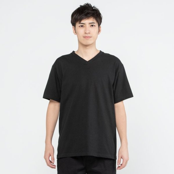 画像2: 【Printstar】プリントスター 5.6オンス ヘビーウェイトVネックTシャツ (2)
