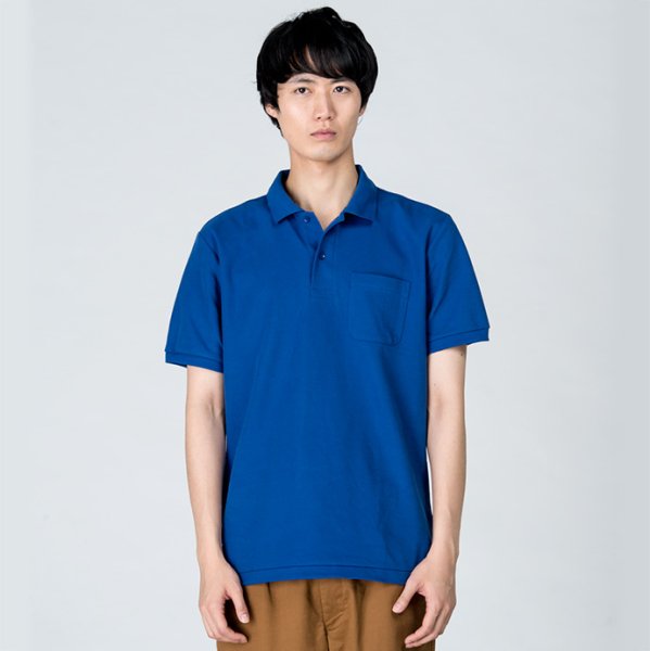 画像2: 【Printstar】プリントスター 5.8オンス T/Cポロシャツ(ポケット付) (2)