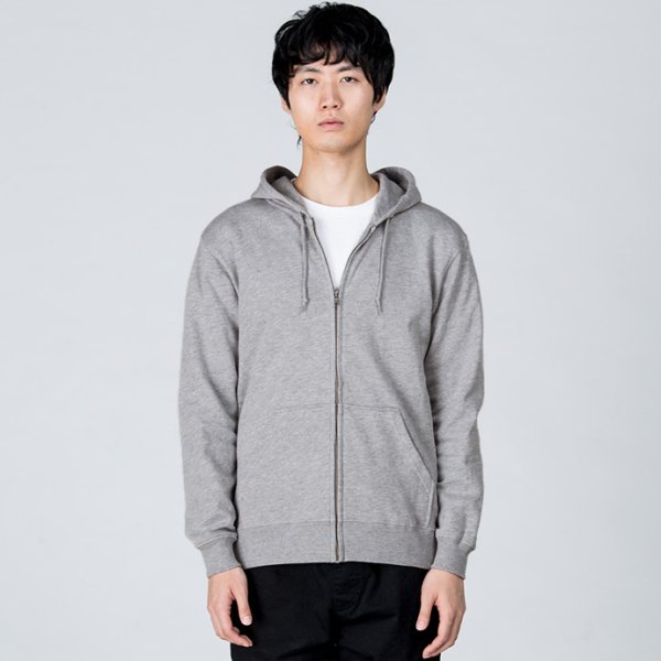 画像2: 【Printstar】プリントスター 8.4オンス ジップアップライトパーカー (裏パイル) (2)