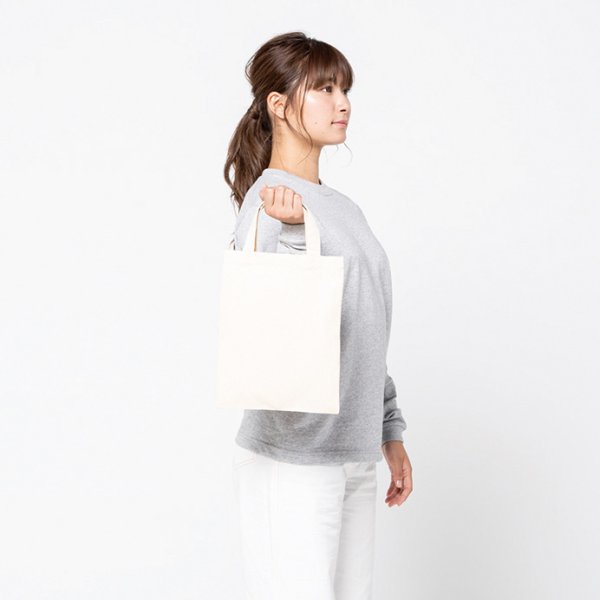 画像2: 【Printstar】プリントスター ライトキャンバスフラットトート (S) (2)
