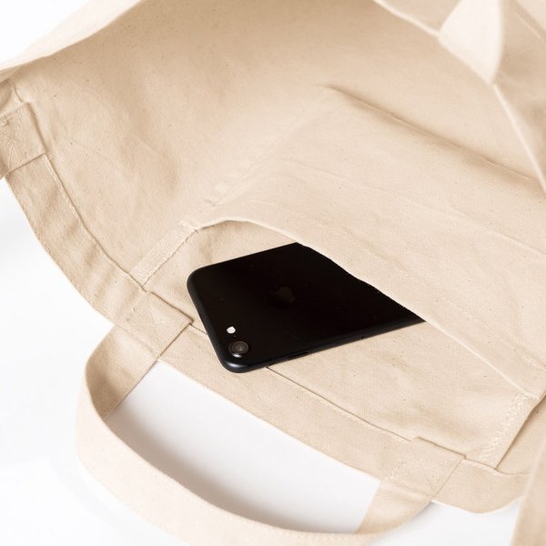 画像4: 【Printstar】プリントスター キャンバスショルダートート(ポケット付) (4)