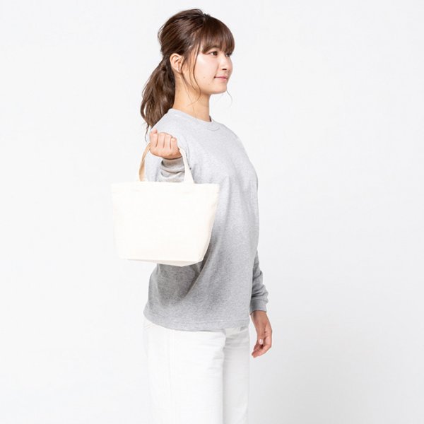 画像2: 【Printstar】プリントスター ライトキャンバストート (S) (2)