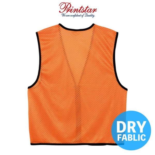 画像2: 【Printstar】プリントスター ジップアップビブス (2)