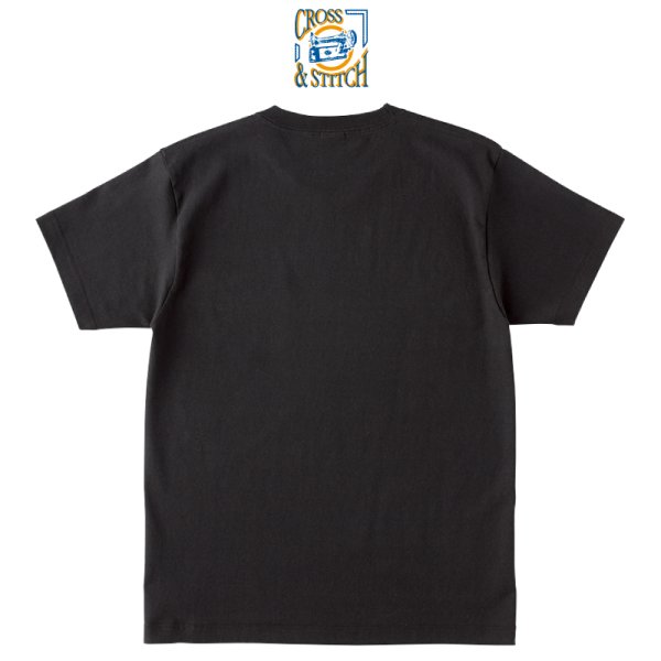 画像2: 【CROSS STITCH】クロススティッチ 6.2oz オープンエンド マックスウェイト ポケットTシャツ (2)