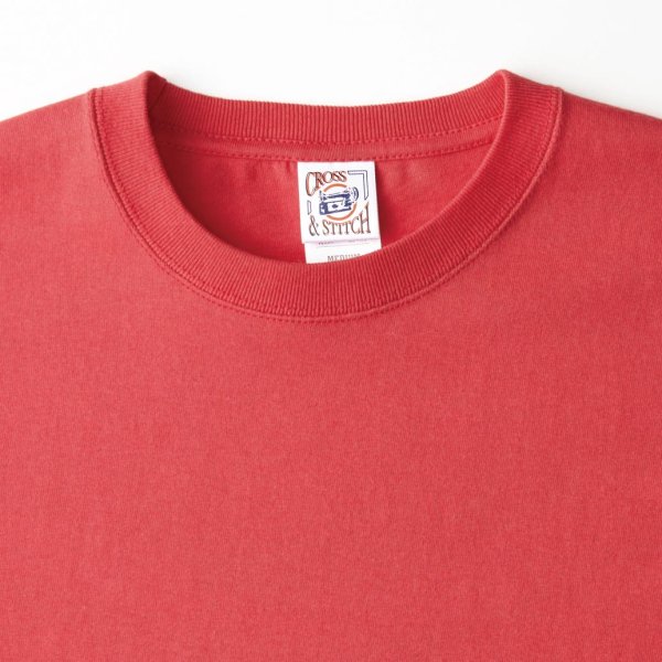 画像4: 【CROSS STITCH】クロススティッチ 6.2oz オープンエンド マックスウェイト Tシャツ (4)