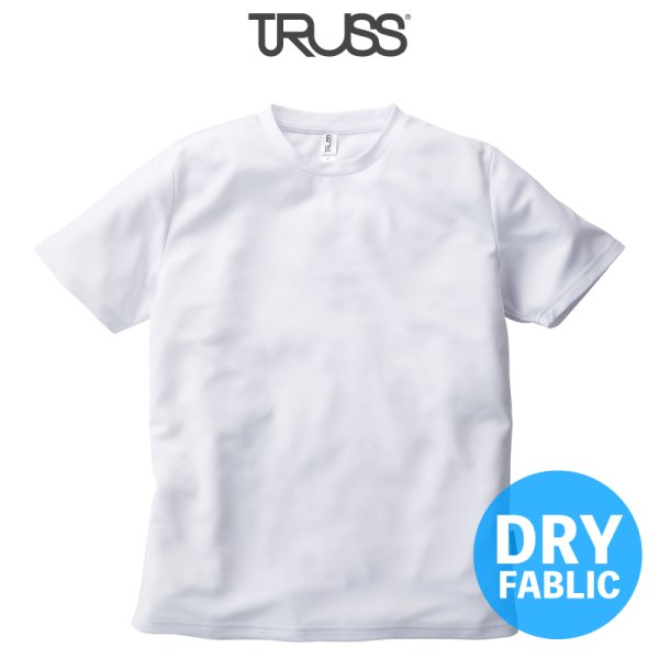 画像1: 【TRUSS】トラス | 4.4oz リサイクルポリエステル Tシャツ (1)