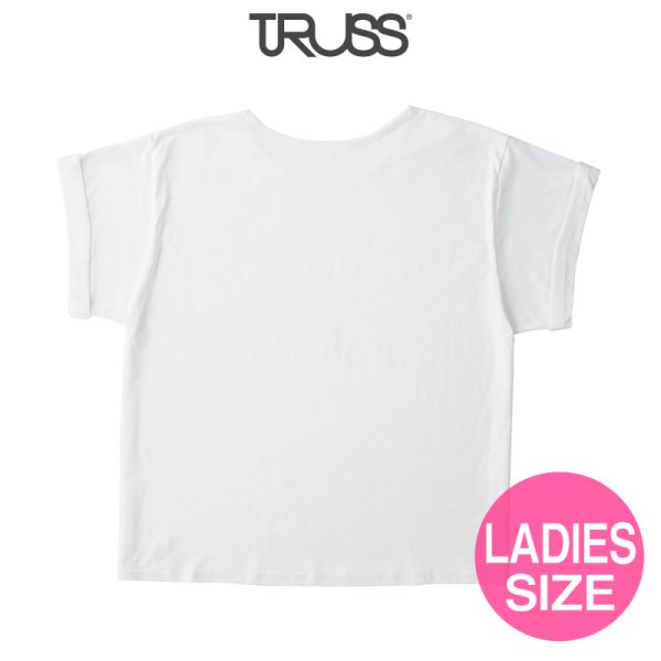 画像2: 【TRUSS】トラス | 3.8oz ウィメンズ ロールアップ Tシャツ (2)