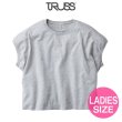 画像1: 【TRUSS】トラス | 4.3oz ウィメンズ スリーブレス ワイド Tシャツ (1)