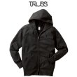 画像1: 【TRUSS】トラス | 6.2oz ジャージー ジップパーカ (1)