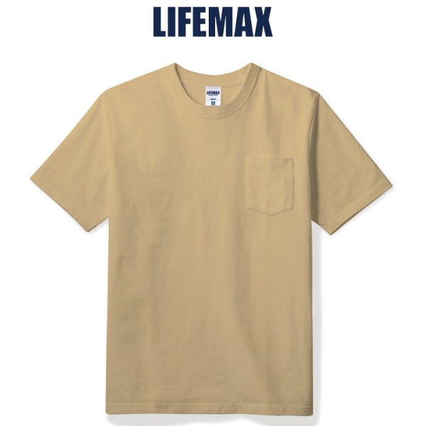 画像1: 【LIFEMAX】ライフマックス | 10.2oz スーパーヘビーウェイトTシャツ (ポケット付き) (1)