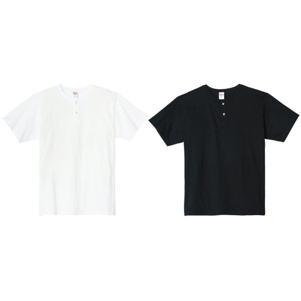 画像3: 【Printstar】プリントスター 5.6オンス ヘビーウェイトヘンリーネックTシャツ (3)