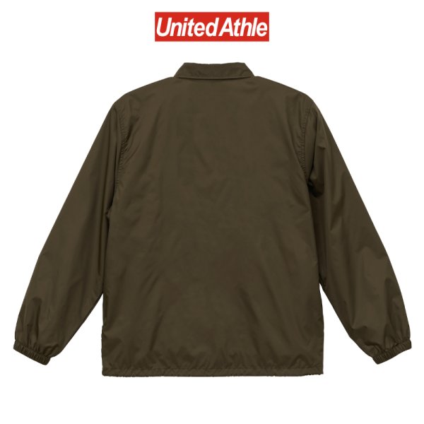 画像2: 【United Athle】ユナイテッドアスレ|ナイロン コーチ ジャケット(裏地付) (2)